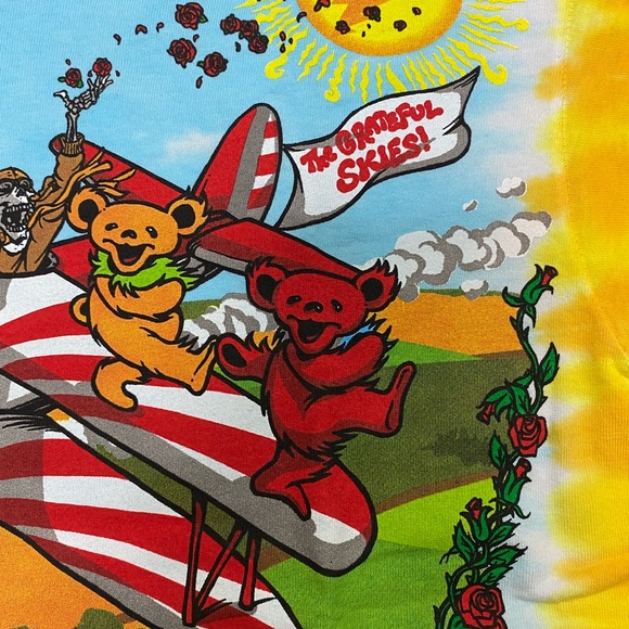 Grateful Dead Plane Airline Bears Men’s Tie Dye Shirt Available in M, L, XL, XX… - Picture 7 of 8